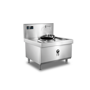 400-mm-Brenner mit einem Becken-Induktions-Wok